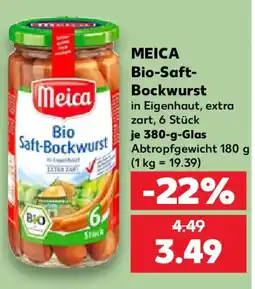 Kaufland Meica Bio-Saft-Bockwurst Angebot