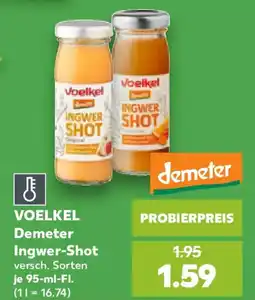 Kaufland VOELKEL Demeter Ingwer-Shot Angebot