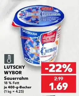 Kaufland LUTSCHY WYBOR Sauerrahm Angebot