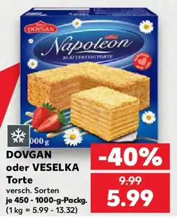 Kaufland DOVGAN oder VESELKA Torte Angebot