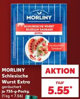 Kaufland MORLINY Schlesische Wurst Extra Angebot