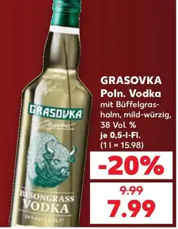 Kaufland GRASOVKA Poln. Vodka Angebot