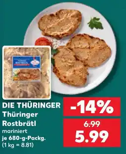 Kaufland DIE THÜRINGER Thüringer Rostbrätl Angebot