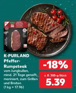 Kaufland K-PURLAND Pfeffer-Rumpsteak Angebot