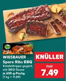 Kaufland WIESBAUER Spare Ribs BBQ Angebot