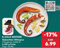 Kaufland K-GOLD EDITION Gekochter Oktopus Angebot
