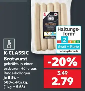 Kaufland K-CLASSIC Bratwurst Angebot