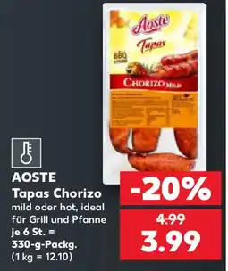 Kaufland Aoste Tapas Chorizo Angebot