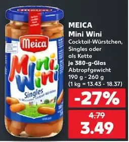 Kaufland Meica Mini Wini Angebot