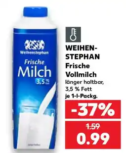 Kaufland WEIHEIN-STEPHAN Frische Vollmilch Angebot