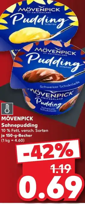 Kaufland MÖVENPICK Sahnepudding Angebot