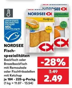 Kaufland NORDSEE Fisch-spezialitäten Angebot