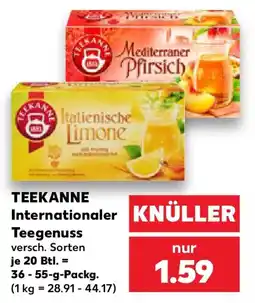 Kaufland TEEKANNE Internationaler Teegenuss Angebot