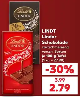 Kaufland Lindt Lindor Schokolade Angebot