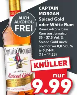 Kaufland CAPTAIN MORGAN Spiced Gold oder White Rum Angebot