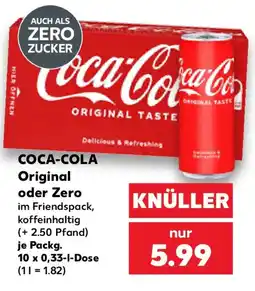 Kaufland COCA-COLA Original oder Zero Angebot