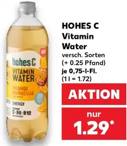 Kaufland HOHES C Vitamin Water Angebot