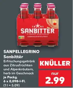Kaufland SANPELLEGRINO Sanbitter Angebot