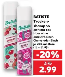 Kaufland BATISTE Trocken-shampoo Angebot