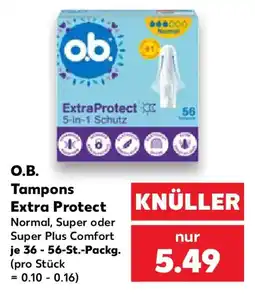 Kaufland O.B. Tampons Extra Protect Angebot