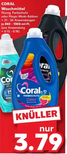 Kaufland Coral Waschmittel Angebot