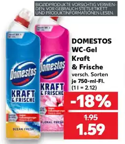 Kaufland Domestos WC-Gel Kraft & Frische Angebot