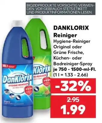 Kaufland DANKLORIX Reiniger Angebot