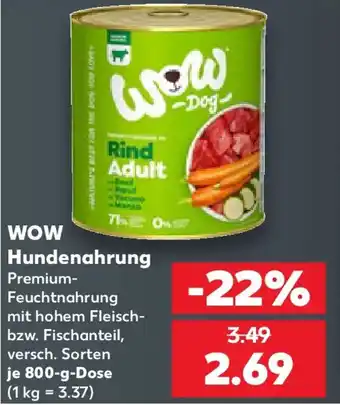 Kaufland WOW Hundennahrung Angebot