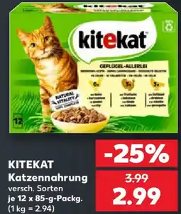 Kaufland KITEKAT Katzenfutter Angebot