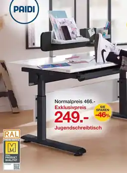 Möbelzentrum Pforzheim PAIDI Jugendschreibtisch Angebot