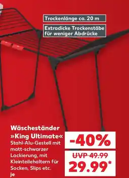 Kaufland Wäscheständer King Ultimate Angebot