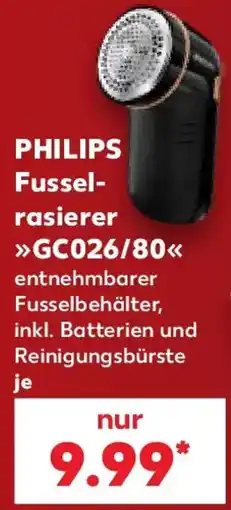 Kaufland PHILIPS Fusselrasierer GC026/80 Angebot