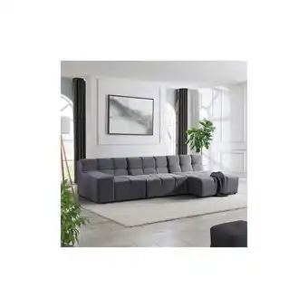 Netto Marken-Discount HOME DELUXE Modulares Sofa ORLENA - Anthrazit 204 x 148 cm Angebot