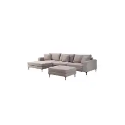 Netto Marken-Discount HOME DELUXE Hocker BELLANO - Cord Beige Angebot
