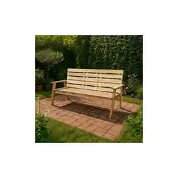 Netto Marken-Discount HOME DELUXE Gartenbank REYA – 2-Sitzer aus Holz Angebot