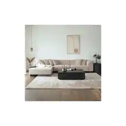 Netto Marken-Discount HOME DELUXE Ecksofa TORINO - 344 x 178 cm Beige Links Angebot