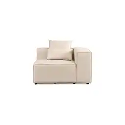 Netto Marken-Discount HOME DELUXE Modulares Sofa Rechtes Ecksofa VERONA - 120 x 70 cm Beige Angebot