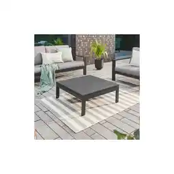 Netto Marken-Discount HOME DELUXE WPS Tischplatte für Gartenlounge RIO - Anthrazit Angebot