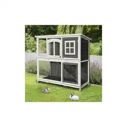 Netto Marken-Discount HOME DELUXE Kaninchenstall aus Holz MINO – 122 x 108 cm Angebot