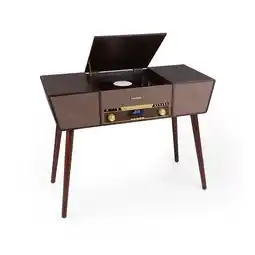 Netto Marken-Discount Belle Epoque 1912 Retro-Plattenspieler CD BT USB DAB+/UKW braun Angebot