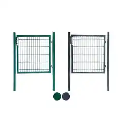 Netto Marken-Discount HOME DELUXE Gartentor für Doppelstabmattenzaun PORTARIUS - 160 cm Anthrazit Angebot