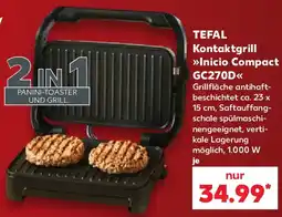 Kaufland TEFAL Kontaktgrill Inicio Compact GC270D Angebot