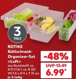 Kaufland ROTHO Kühlschrank-Organizer-Set Loft Angebot