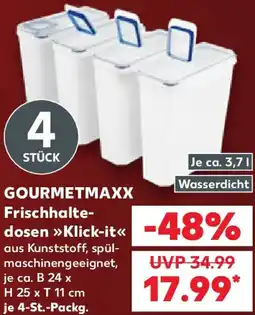 Kaufland GOURMETMAXX Frischhalte-dosen Klick-it Angebot