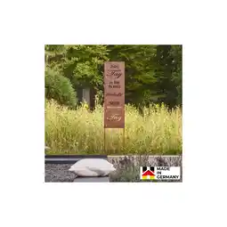 Netto Marken-Discount HOME DELUXE Rost Gartenstecker TAG OHNE LÄCHELN - Made in Germany Angebot