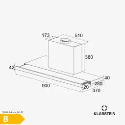 Netto Marken-Discount Mariana Neo 90 Flachschirmhaube 90cm 640 m³/h Abluft LED Weiß Angebot
