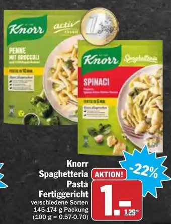 AEZ Knorr Spaghetteria Pasta Fertiggericht 145-174g Angebot