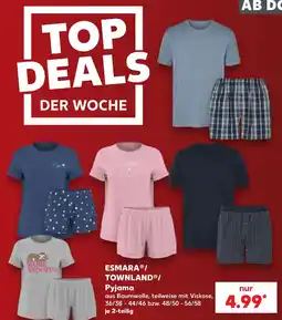 Kaufland ESMARA/TOWNLAND/Pyjama Angebot