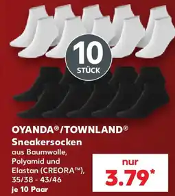 Kaufland OYANDA/TOWNLAND Sneakersocken Angebot