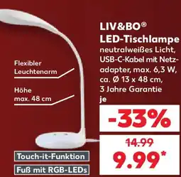 Kaufland LIV&BO LED-Tischlampe Angebot